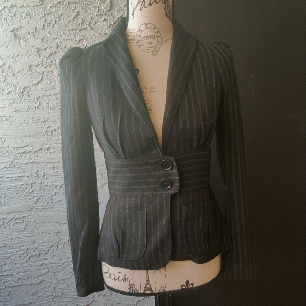Studio M Pinstripe Blazer (0)